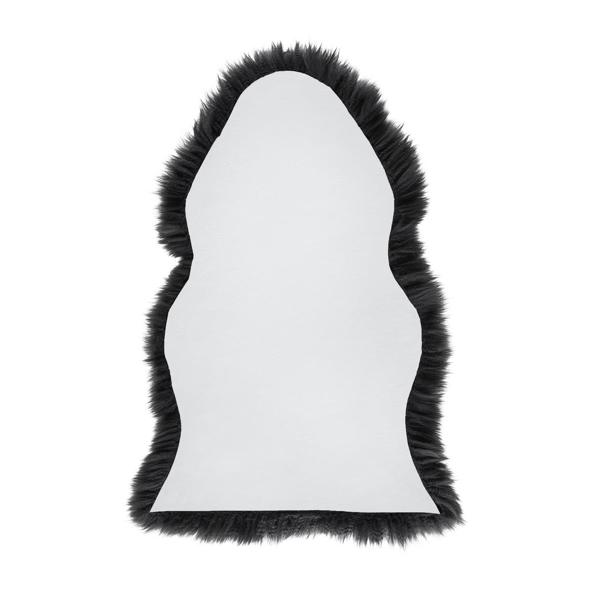 Birkabőr Daciano - fekete, Modern, szőrme (95/60cm) - Bessagi Home