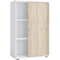 AKTENSCHRANK LONA XL - Weiss/Sonoma Eiche, Design, Holzwerkstoff (70/110/39cm) - MID.YOU
