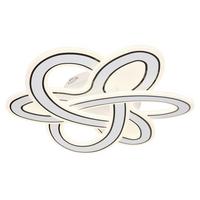 LED Mennyezeti Lámpa 48555-48 - krómszínű/opál, Design, műanyag/fém (50/8cm) - Globo