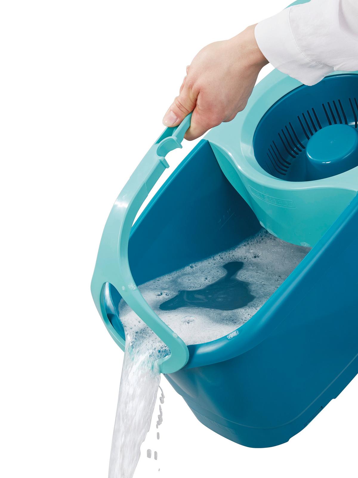 Felmosószett Leifheit Clean Twist Disc Mop - fehér, textil/fém (26/46/26cm) - Leifheit