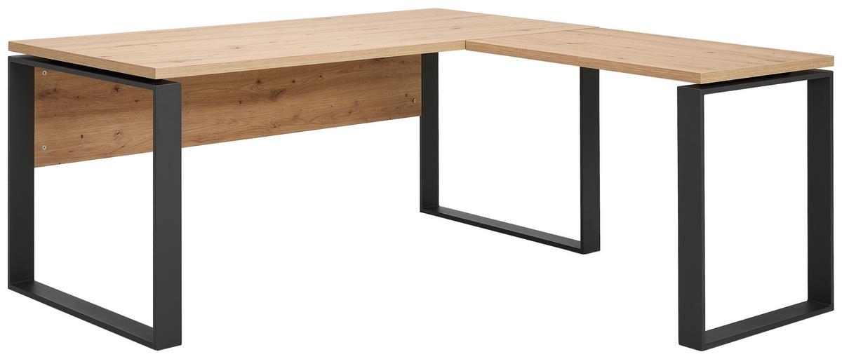 PŁYTA DOCZEPIANA DISEGNO - czarny/dąb artisan, Design, materiał drewnopochodny (90/60/75cm) - Carryhome