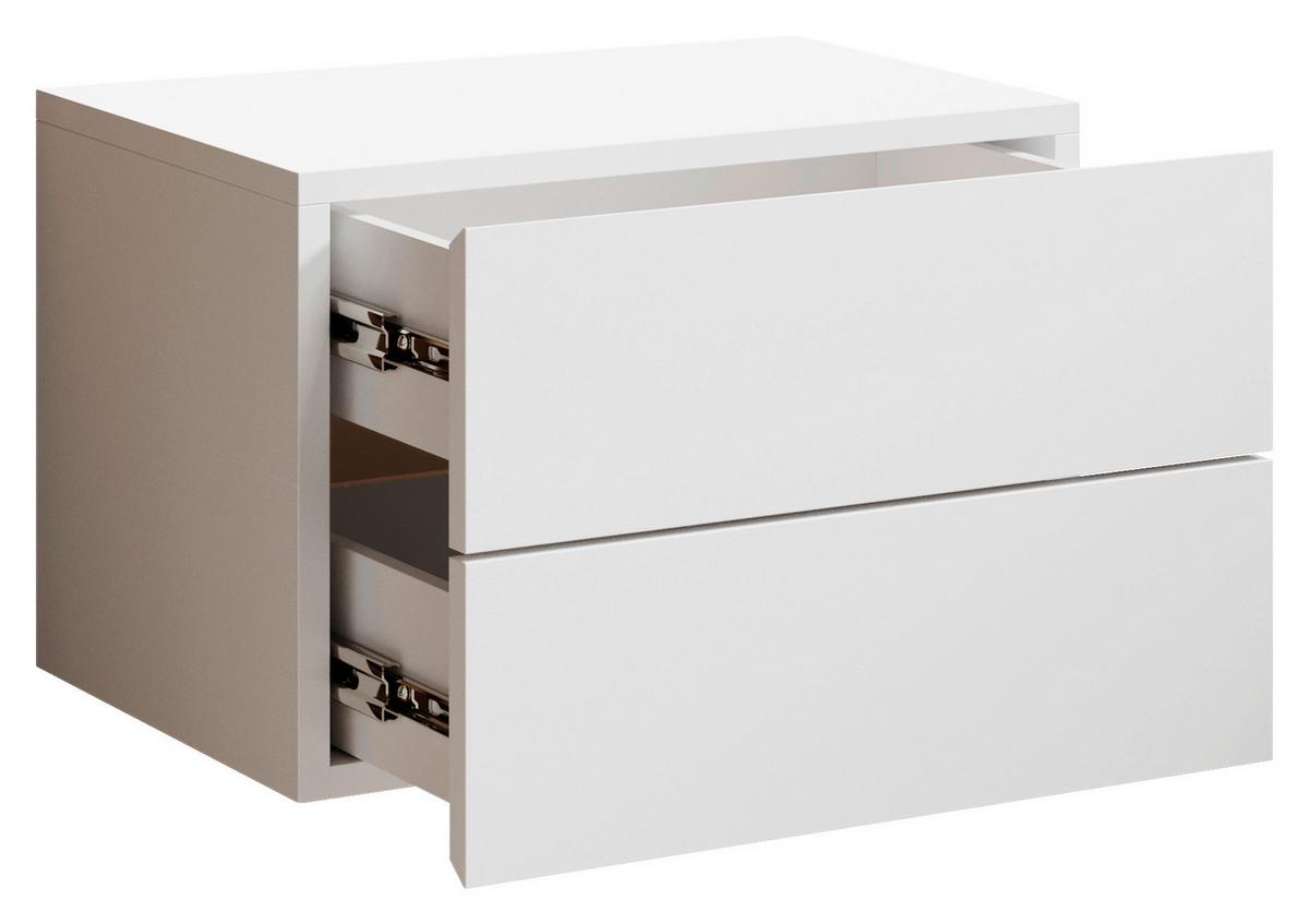 SZAFKA NOCNA CABO - biały, Modern, materiał drewnopochodny (42/28cm) - Livetastic