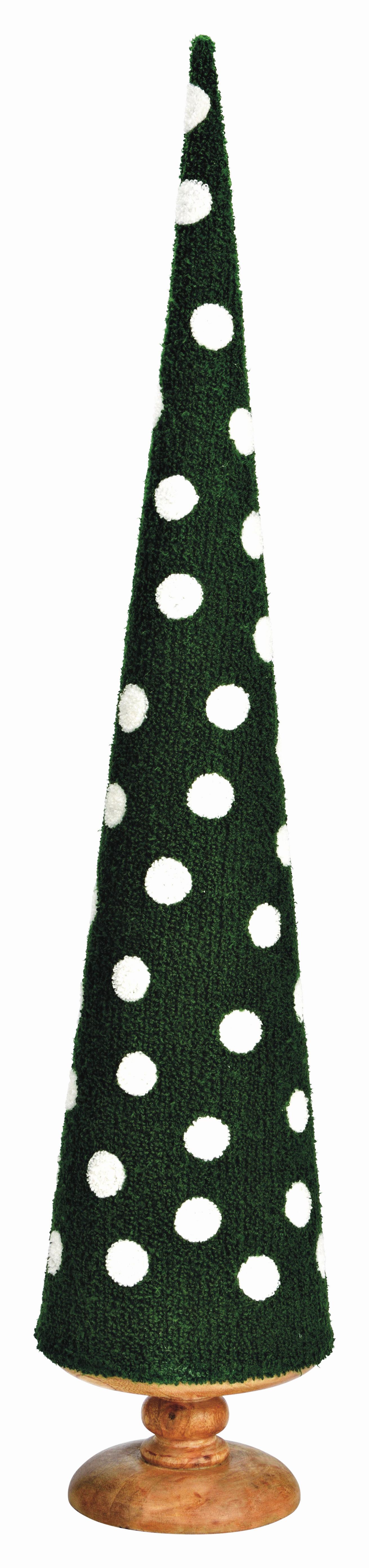 DRZEWO DEKORACYJNE 10041469 - ciemnozielony, Basics, drewno (16,0/78,0/16,0cm) - X-Mas