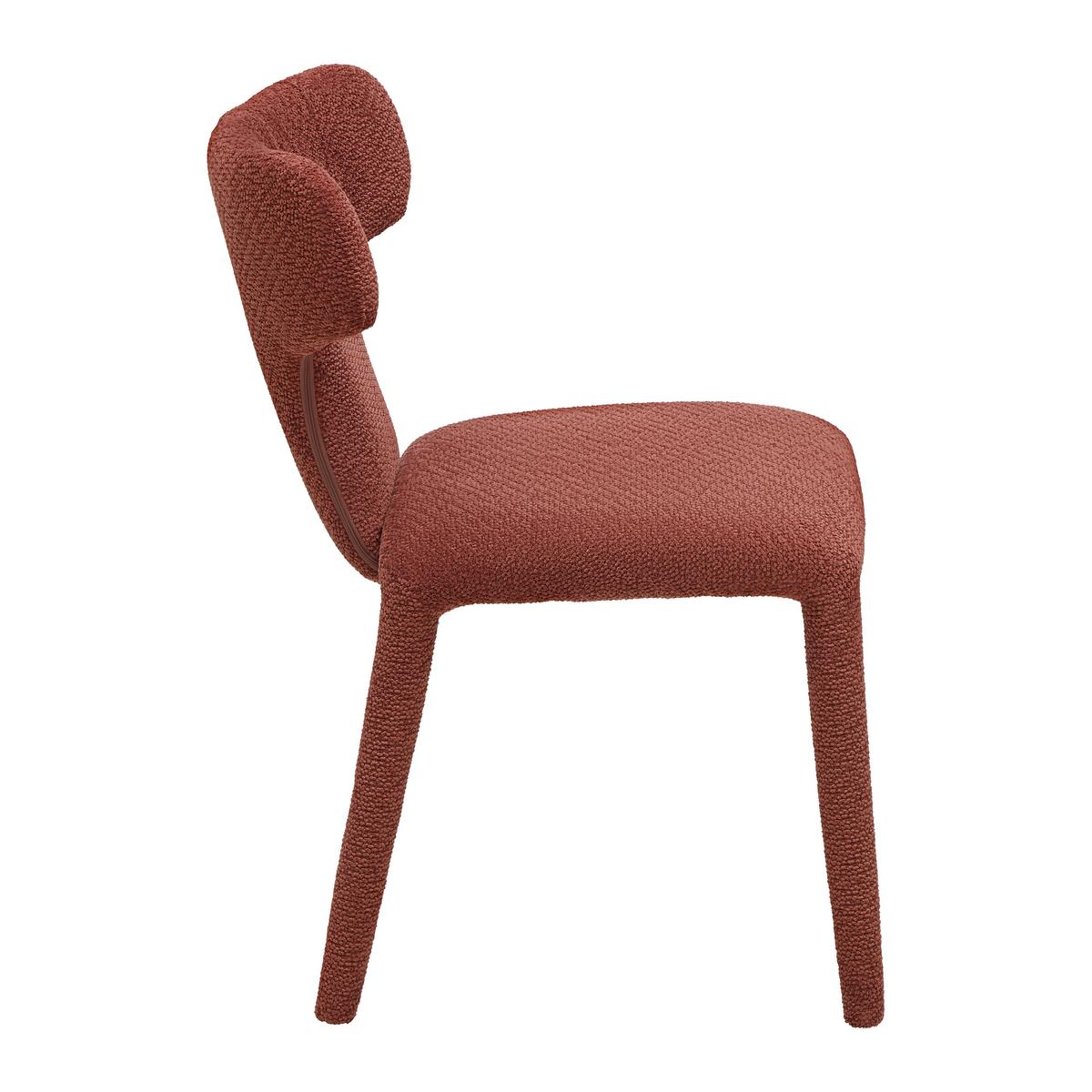 Stuhl Finja Dunkelrot - Rot/Dunkelrot, MODERN, Textil/Metall (51/62/81cm) - Mömax