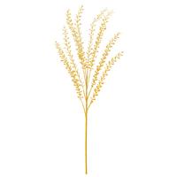 Kunstpflanze Streifenfarnzweig Gelb ca. 78cm - Gelb, Basics, Kunststoff/Metall (78cm) - Mömax