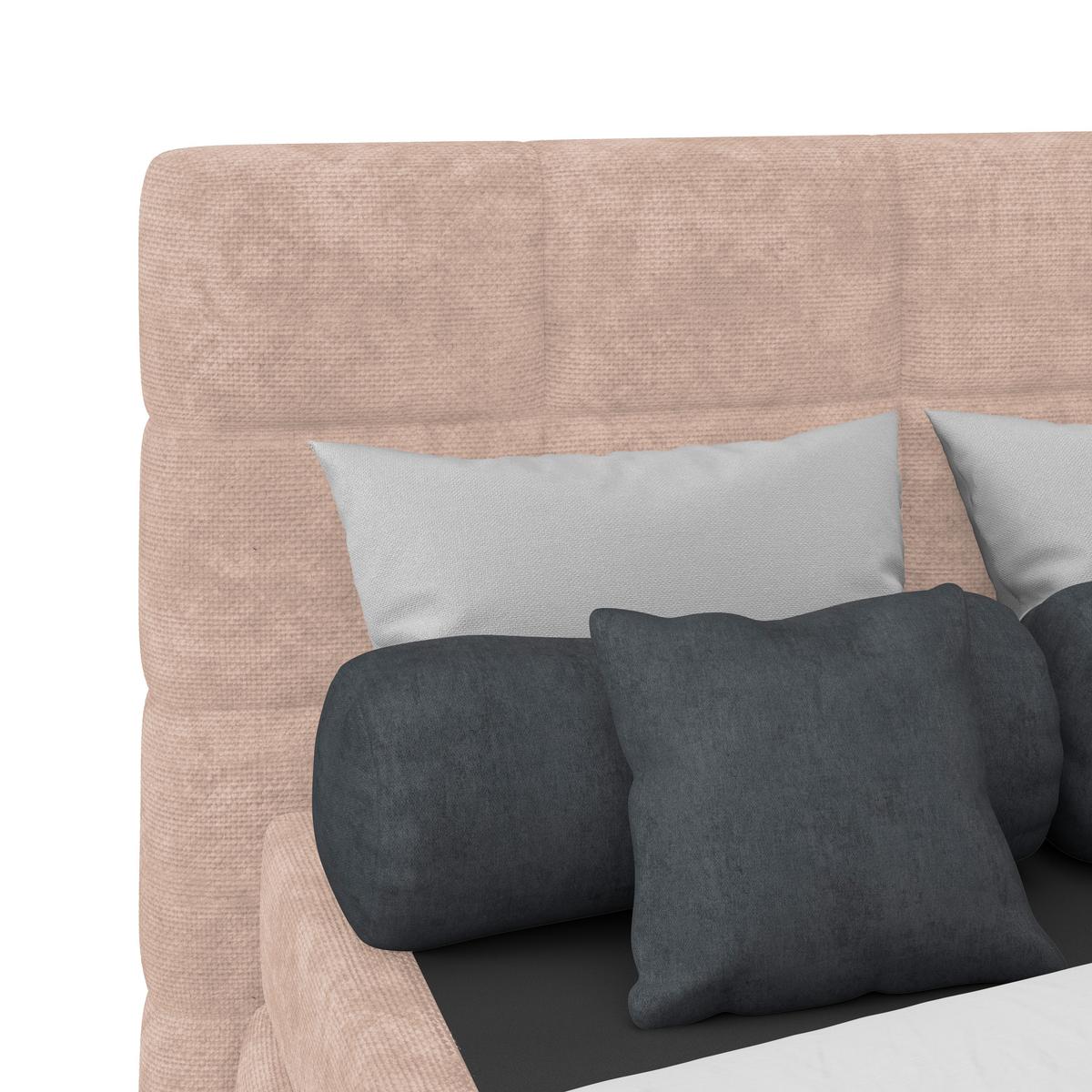 PAT BOX VEGA - bej/alb, Trend, lemn/textil (120/200cm) - Modern Living