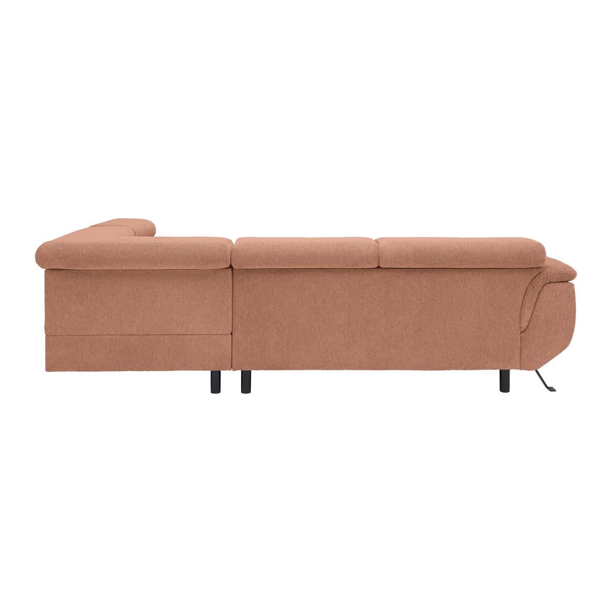 Kutna Garnitura Raven - boje marelice/crna, Moderno, tekstil/metal (257/198cm) - Modern Living