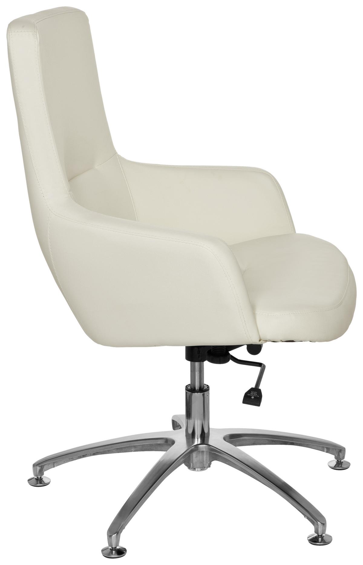 Konferenčni Stol Shake 300, Kremno Bela - barve kroma/krem barve, Moderno, kovina/tekstil (60/108/48cm) - MID.YOU