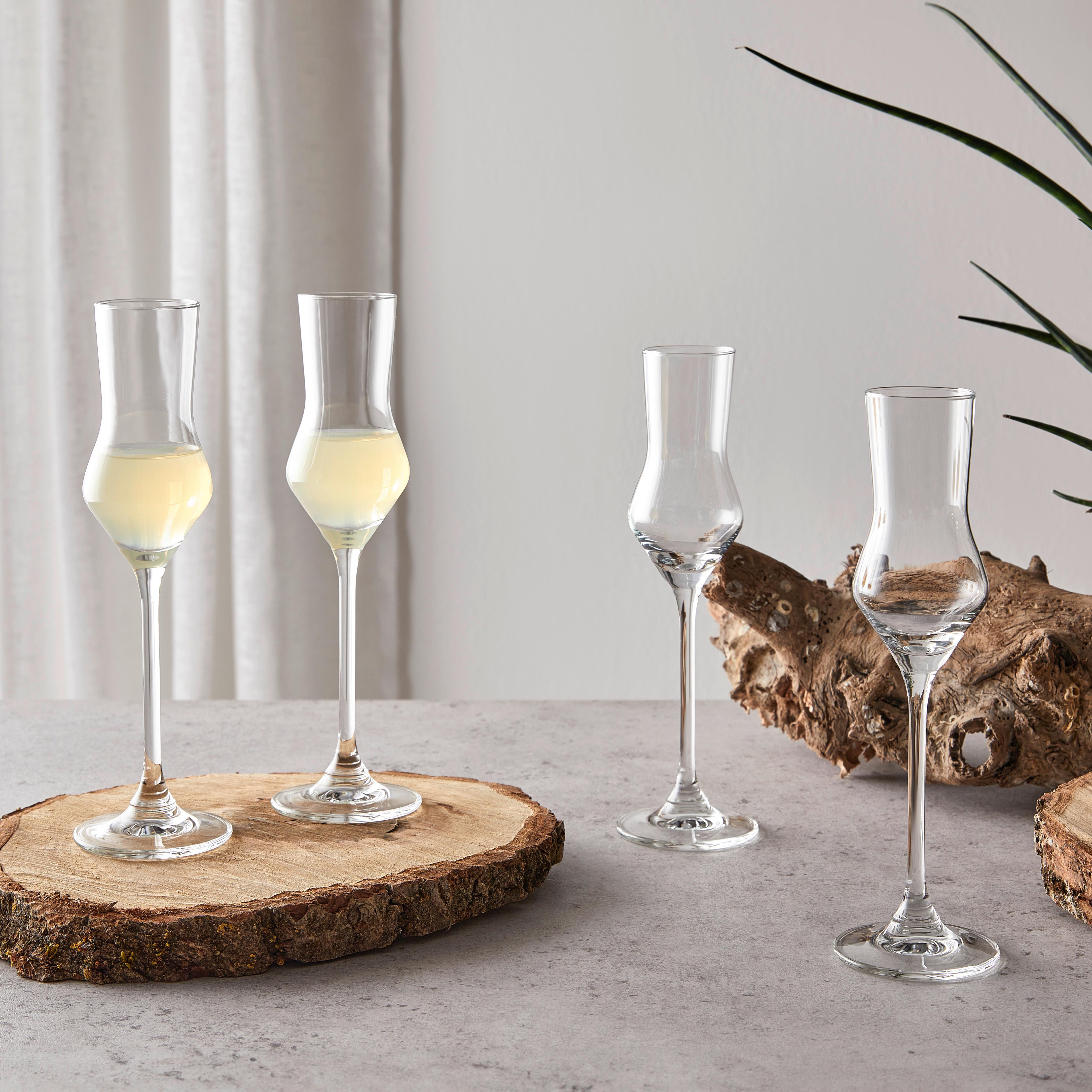 SET MED SNAPSGLAS KATARINA - klar, Klassisk, glas - Mömax
