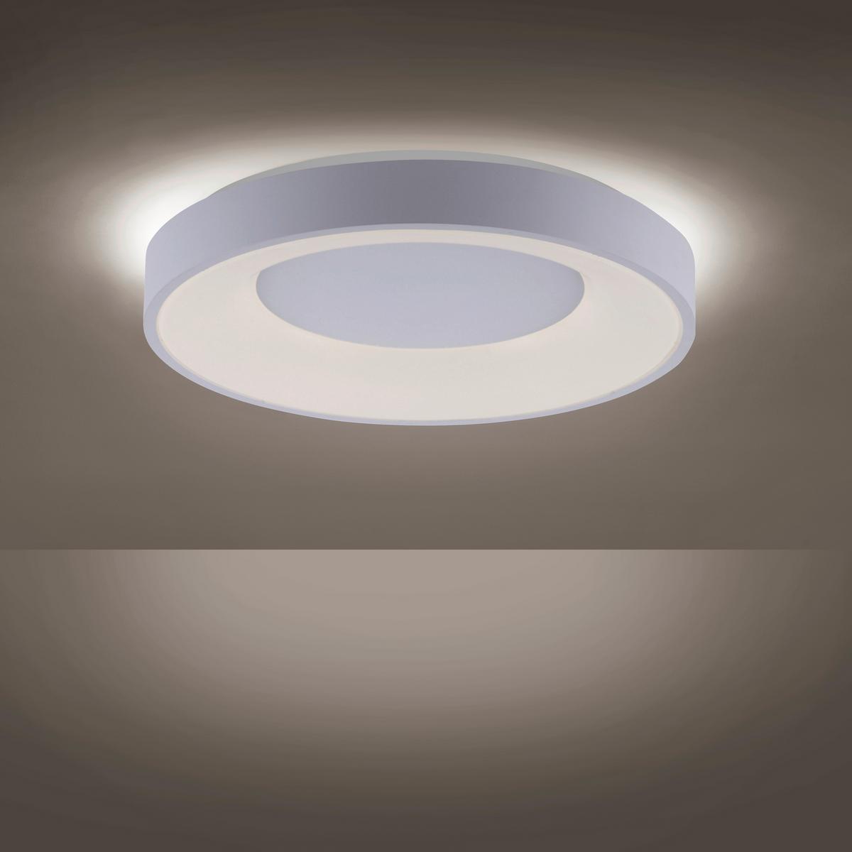 LED-Deckenleuchte Anika max. 30 Watt - Weiß, Basics, Kunststoff/Metall (48/48/8cm)