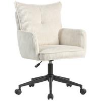 KRZESŁO OBROTOWE LUCIE - kremowy/czarny, Design, tworzywo sztuczne/metal (58/84,5-92/64cm) - Carryhome