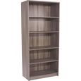Regal 4-you Yur03 - temno rjava, leseni material (74/189,5/34,6cm) - Mömax modern living