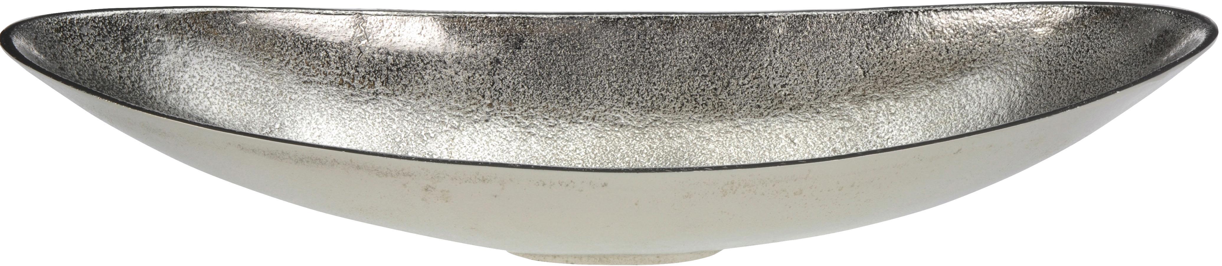 Dekoschale Becca Silberfarben - Silberfarben, MODERN, Metall (50/18,5/9,5cm)