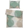 Ágyneműhuzat-garnitúra Chiara - bézs/zöld, Natur, textil (140/200cm) - Modern Living