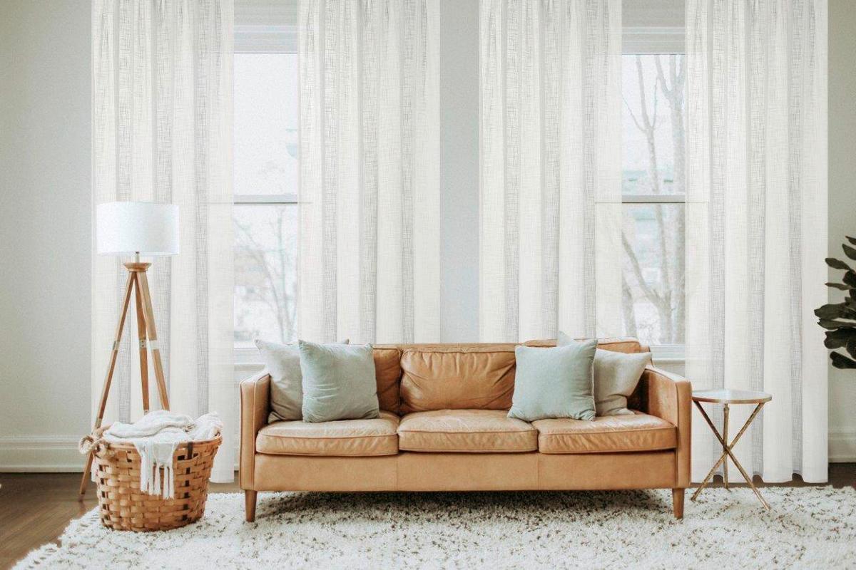 Fertigvorhang Softy Weiß ca. 140x160cm - Weiß, Basics, Textil (140/160cm)