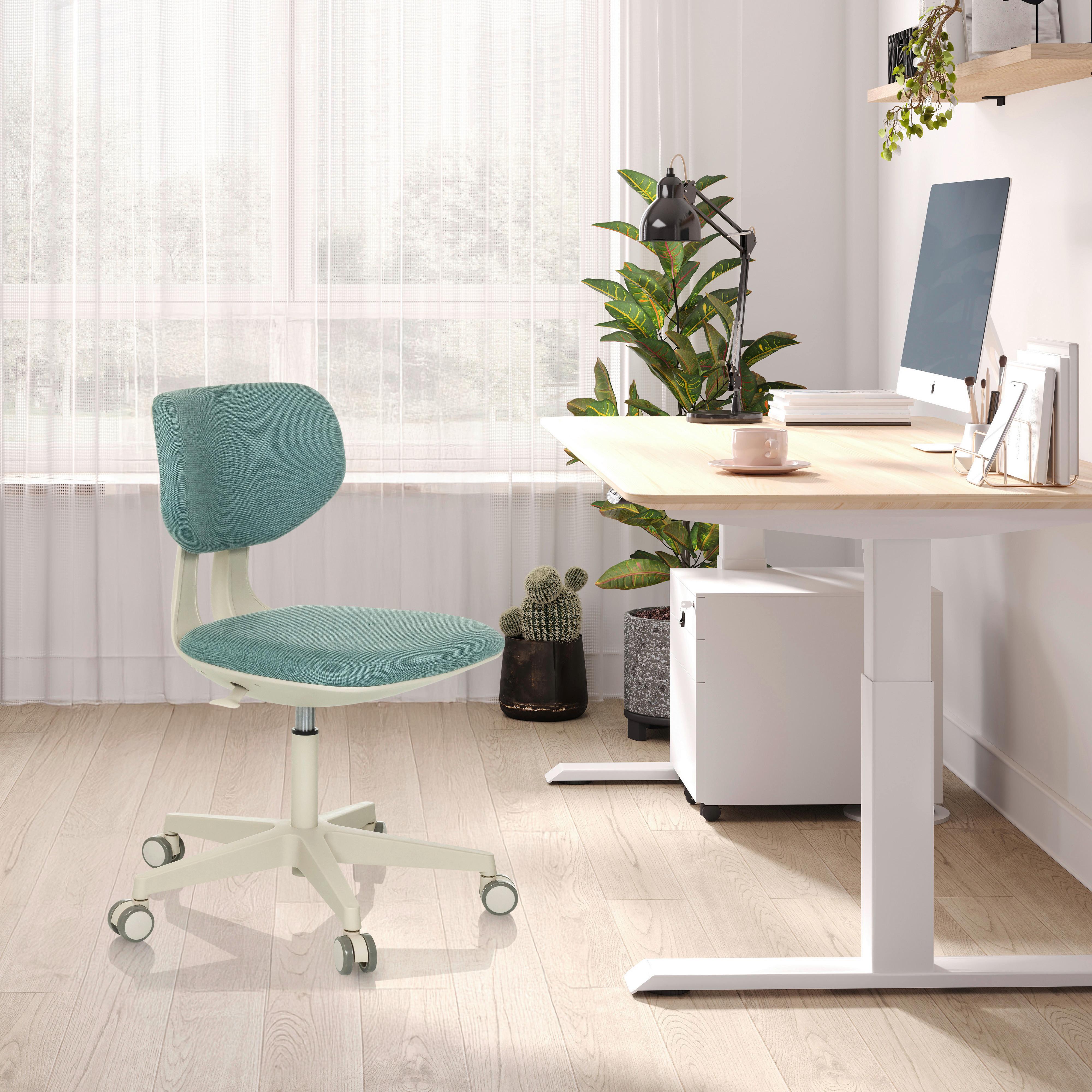 Otroški Vrtljivi Stol Kid Classic, Modra - modra/sivobela, Moderno, umetna masa/tekstil (51/72 - 87/51cm) - MID.YOU