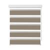 Dupla Roló Thomas 140/160 - taupe, műanyag/textil (140/160cm) - Premium Living