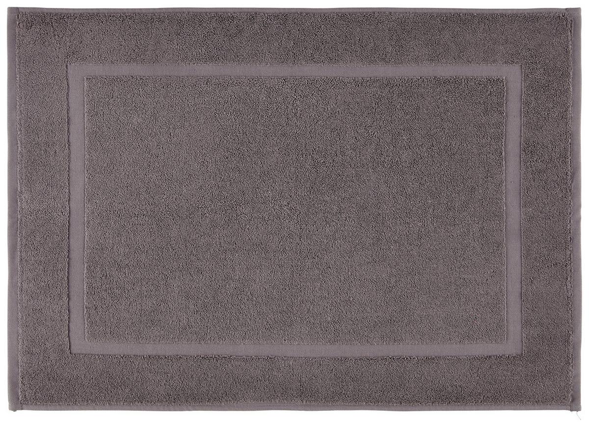 Badematte Melanie in Grau ca. 50x70cm - Anthrazit, Textil (50/70cm) - Modern Living