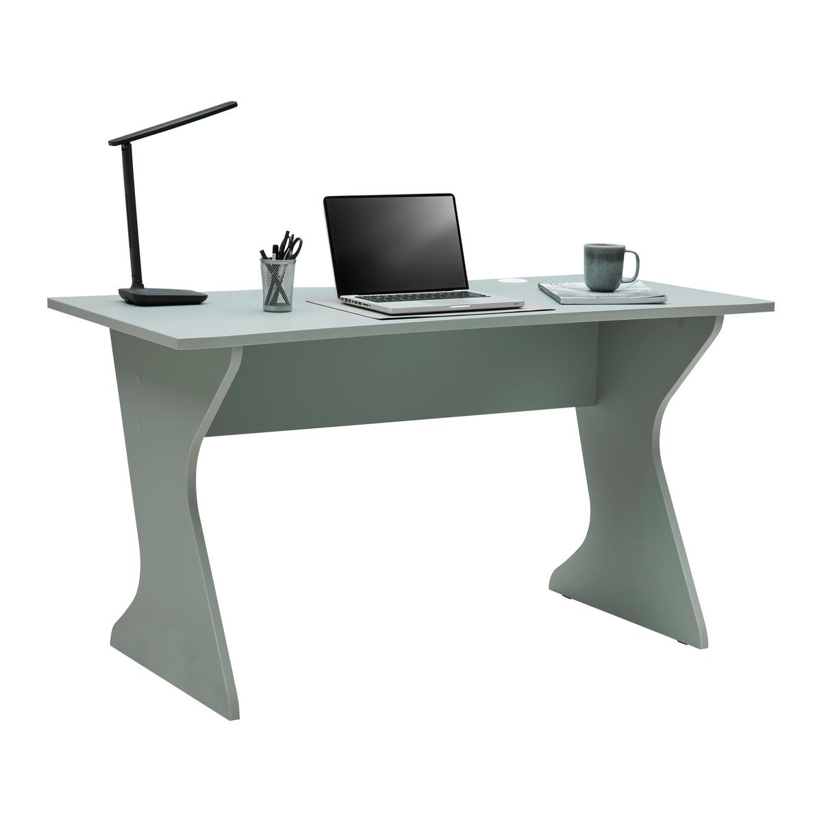 Schreibtisch Utapau in Salbeigrün - Salbeigrün, MODERN, Holzwerkstoff (140/76,2/65cm) - Mömax