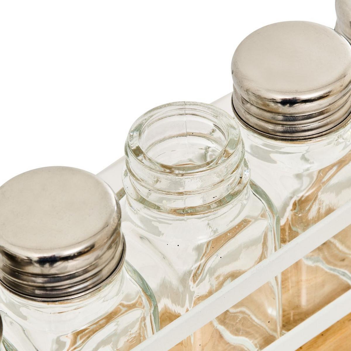 Set Staklenki Za Začine Yul - prozirno, Basics (21,8/5,2/12,6cm)