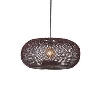 Viseča Svetilka Arizona, Bordo, Bambus - bordo, Basics, naravni materiali (70/34cm) - Good & Mojo