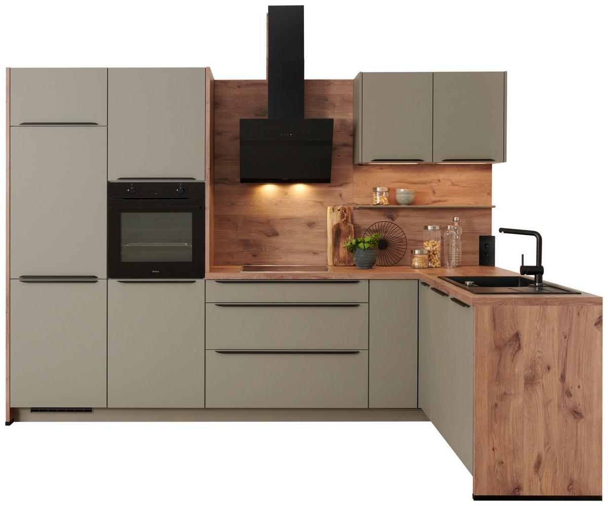 Bucătărie la comandă Easytouch - Modern, material pe bază de lemn (312,5/187,5cm) - Nobilia