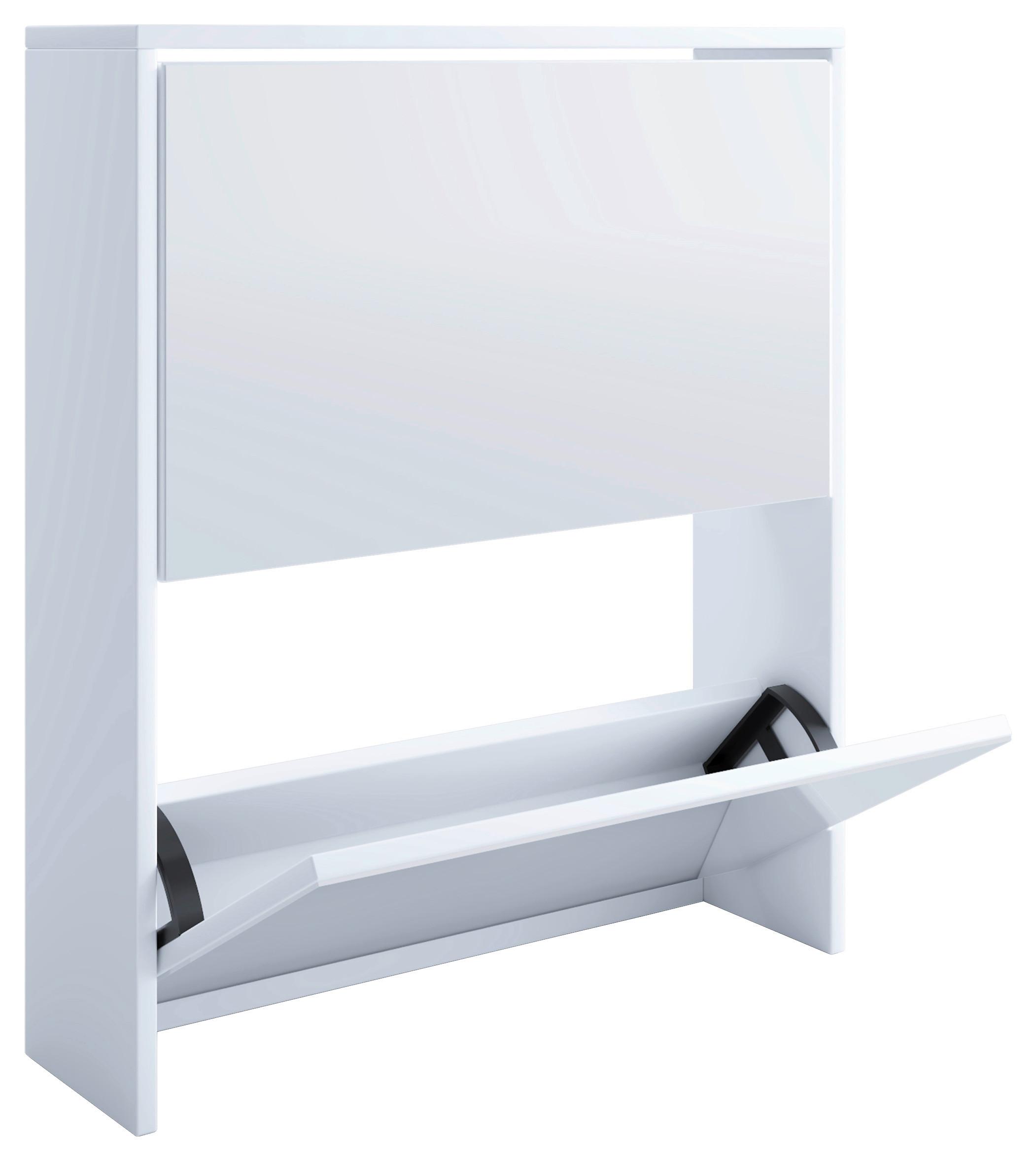 Schuhkipper Stido L Weiß - Weiß, KONVENTIONELL, Holzwerkstoff (63/73/17cm) - MID.YOU