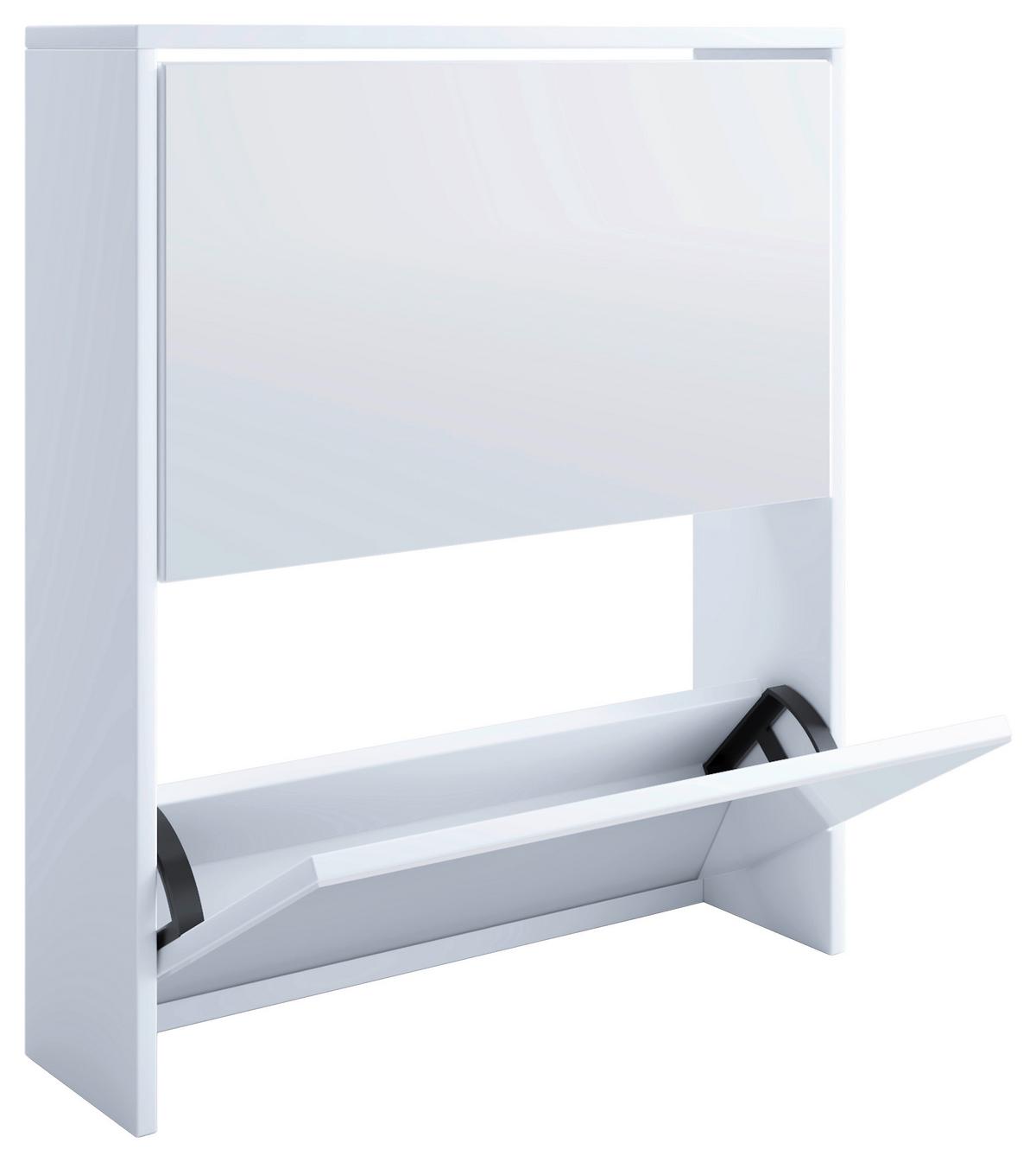 Schuhkipper Stido L Weiß - Weiß, KONVENTIONELL, Holzwerkstoff (63/73/17cm) - MID.YOU