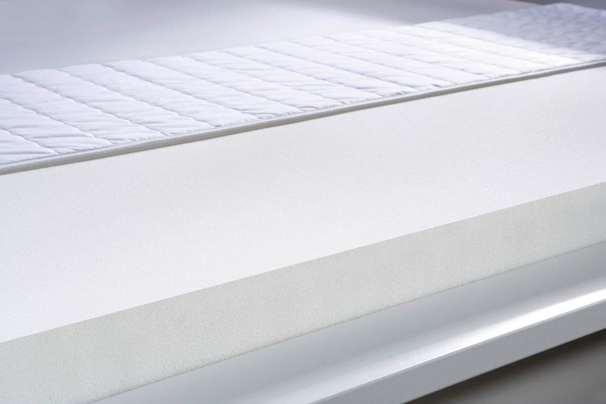 Vzmetnica Living Soft - bela, tekstil (90/190cm) - Based