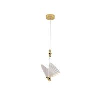 Hängeleuchte Lp-1715/1p_mariposa - Bernsteinfarben, Konventionell, Metall (18/130cm)