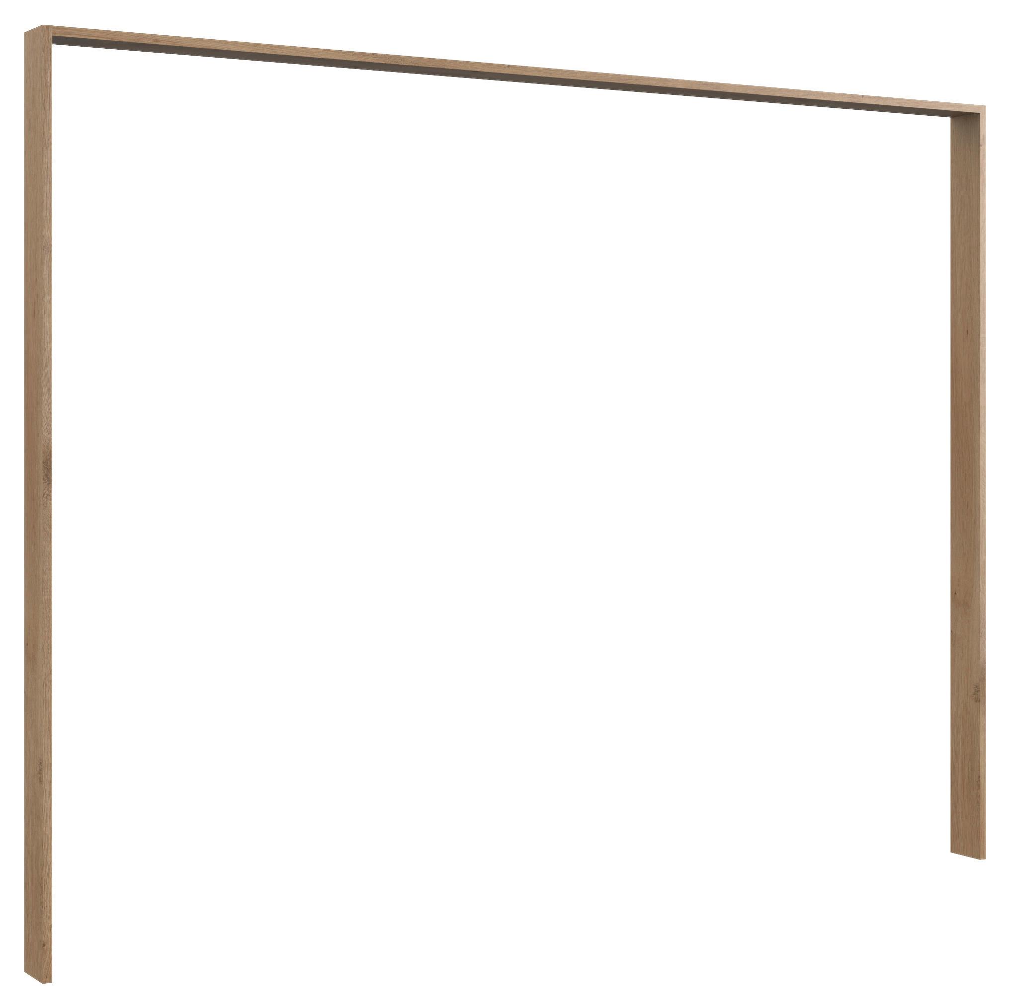Díszkeret Valencia - tölgyfa színű, Modern, faalapú anyag (228/210/12cm)
