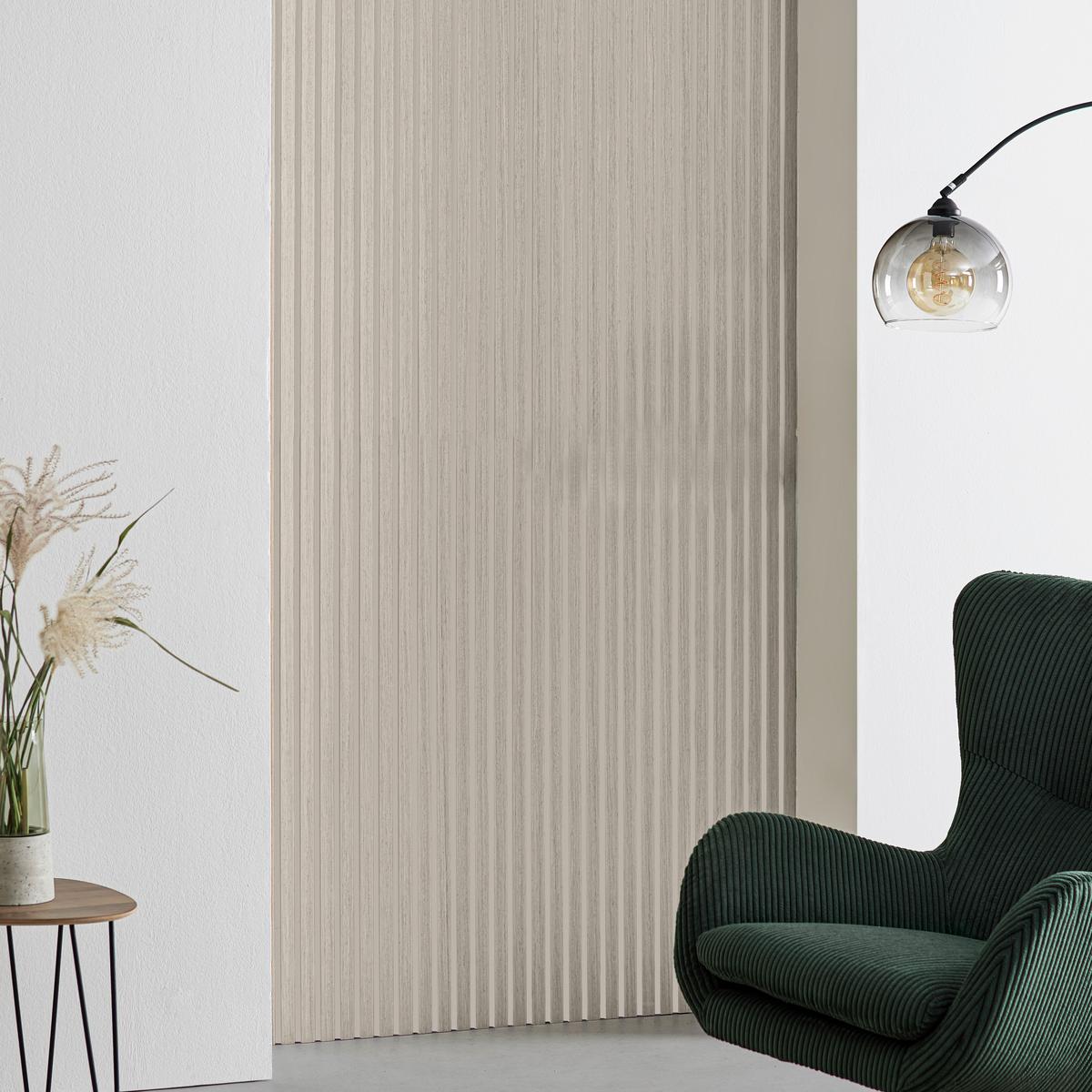 Grace Zidni Panel, 2 Kom - boje pijeska, Moderno, drvni materijal/tekstil (60/120/2,2cm) - Modern Living