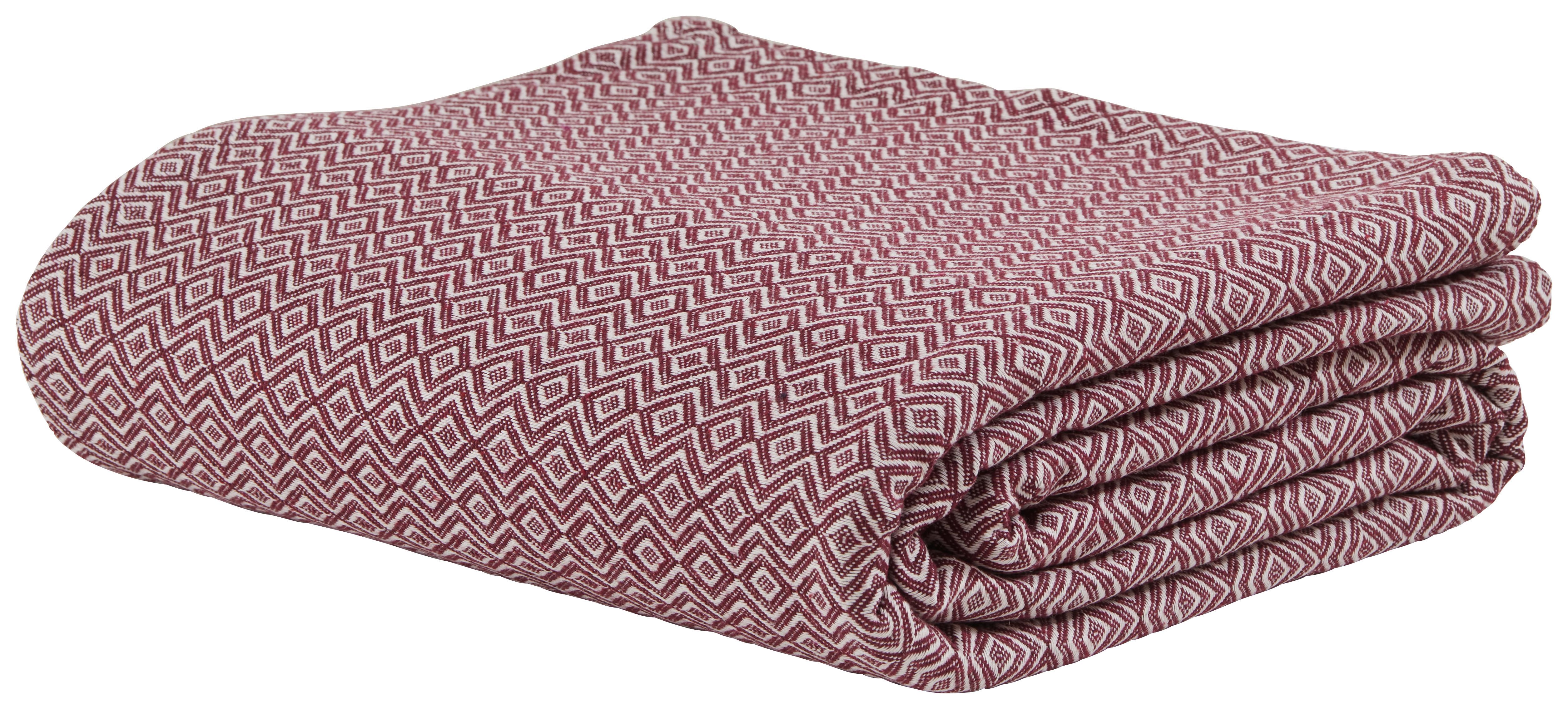 Pure Country Baumwoll-Decke Mit Südwest-Muster, 137x178 Cm – Handgewebt In Den USA