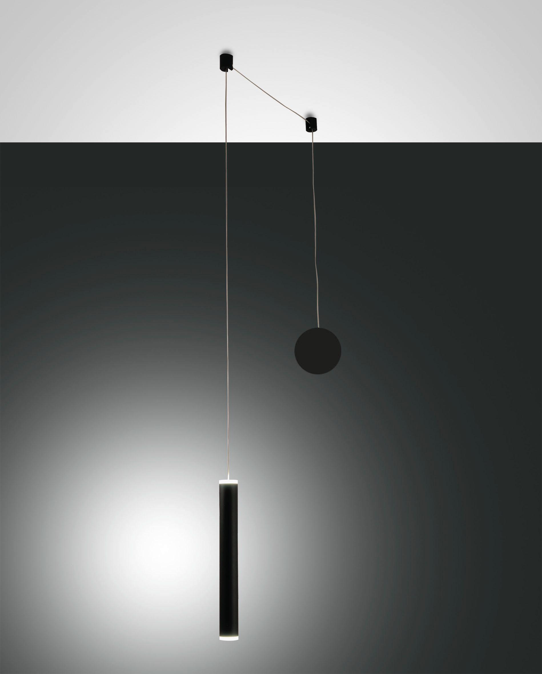 LAMPA ZWIESZANA LED 3685-41-101 PRADO - czarny, Design, metal (3,7/500cm) - Fabas Luce