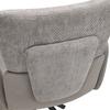 CHAISE ACCOUDOIRS PAOLA - gris/noir, Design, métal/textile (61/89.5/65cm) - Mömax