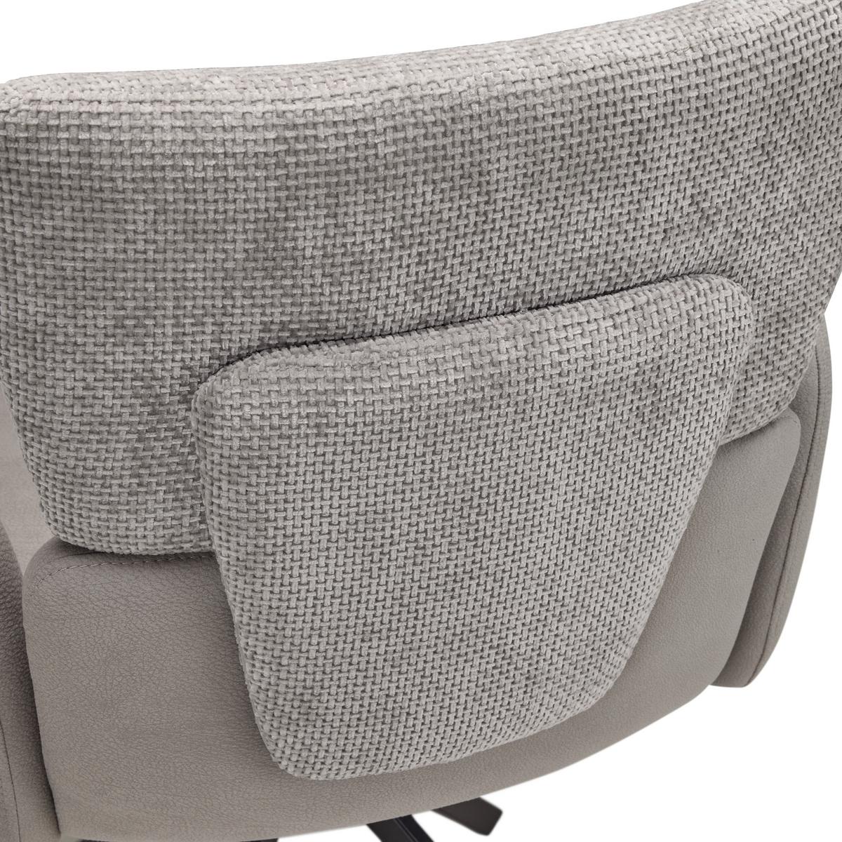 Armlehnstuhl Paola Grau/Schwarz - Schwarz/Grau, Design, Holz/Textil (61/89.5/65cm) - Mömax