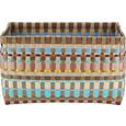 Regalkorb Kerstin Bunt - L - Petrol/Braun, Kunststoff (24/37/21cm) - Mömax modern living Regalkorb Kerstin Bunt - L - Petrol/Braun, Kunststoff (24/37/21cm) - Mömax modern living