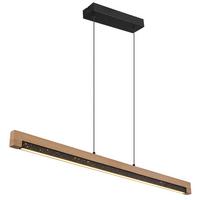 Led Viseća Svjetiljka Starla - tamno smeđa/bijela, Natur, metal/plastika (85/7/120cm) - Globo
