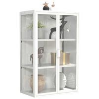 BADEZIMMER 3-TLG. WASCHPLATZ "BITILA 80" - Honigeiche/Weiss, Modern, Glas/Keramik (80cm) - MID.YOU
