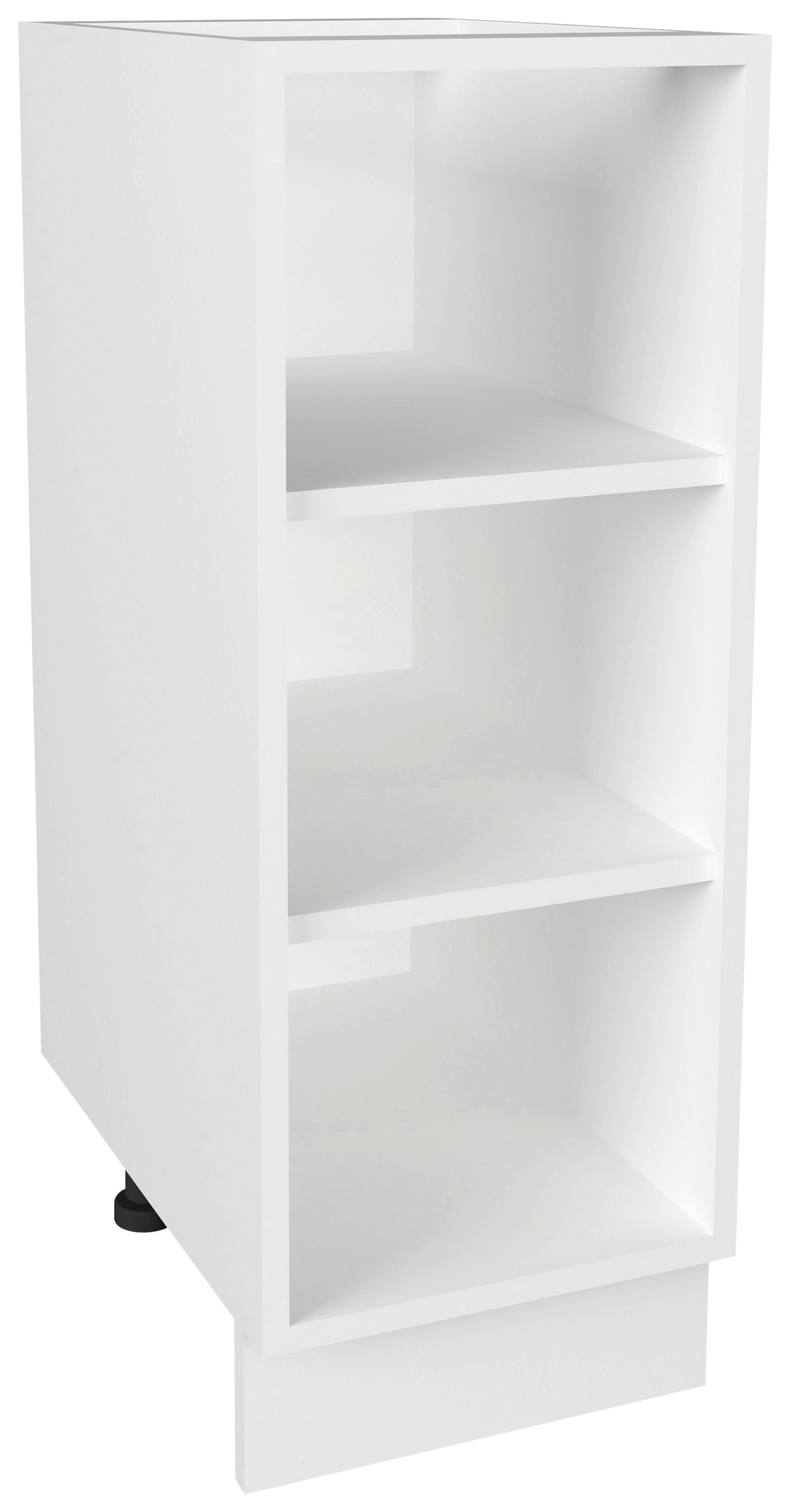 Kuhinjska Spodnja Omarica Esilo, Bela - bela, Design, leseni material (30/81/44cm) - MID.YOU