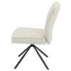 STOL ELLEN GIGA S - beige/svart, Modern, metall/textil (49/90,5/65,5cm) - Premium Living