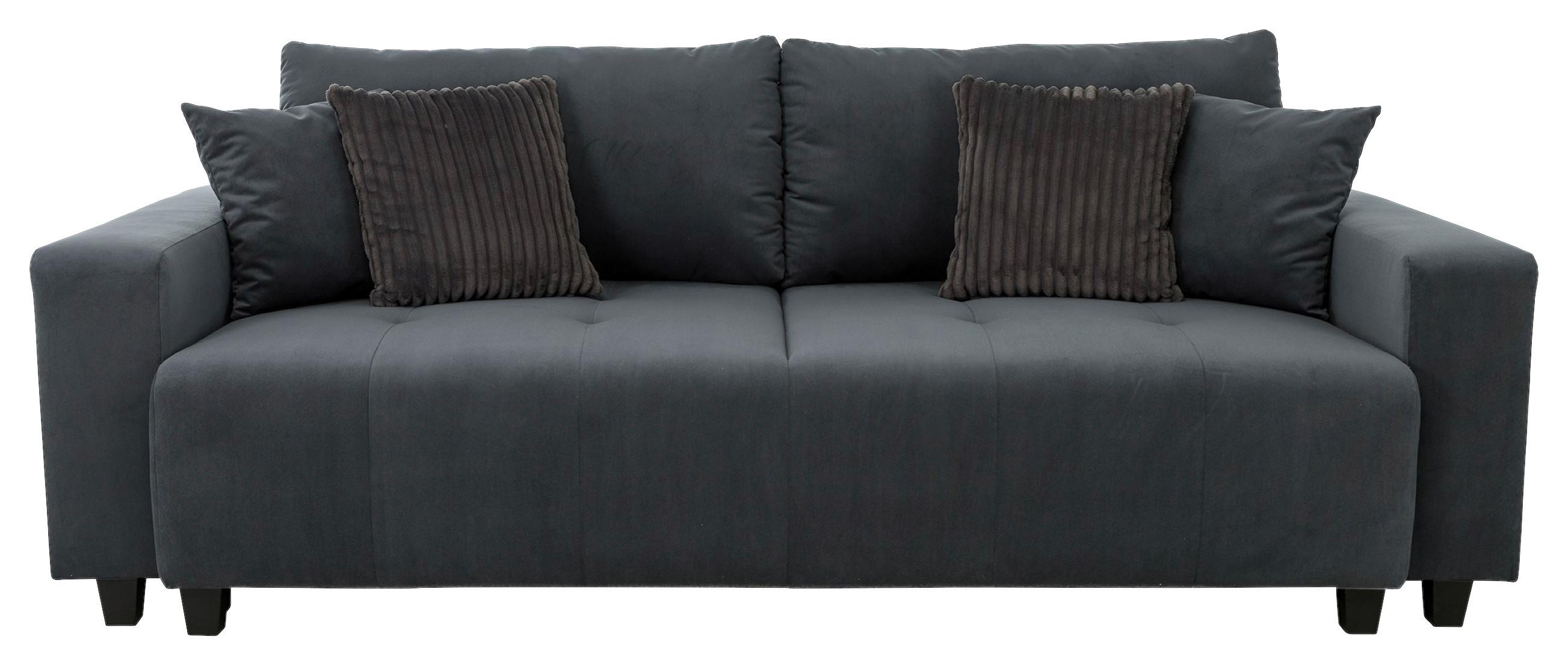 Trosed Lilly - crna/antracit, Trendi, drvo/metal (240/90,5/119cm) - Luca Bessoni