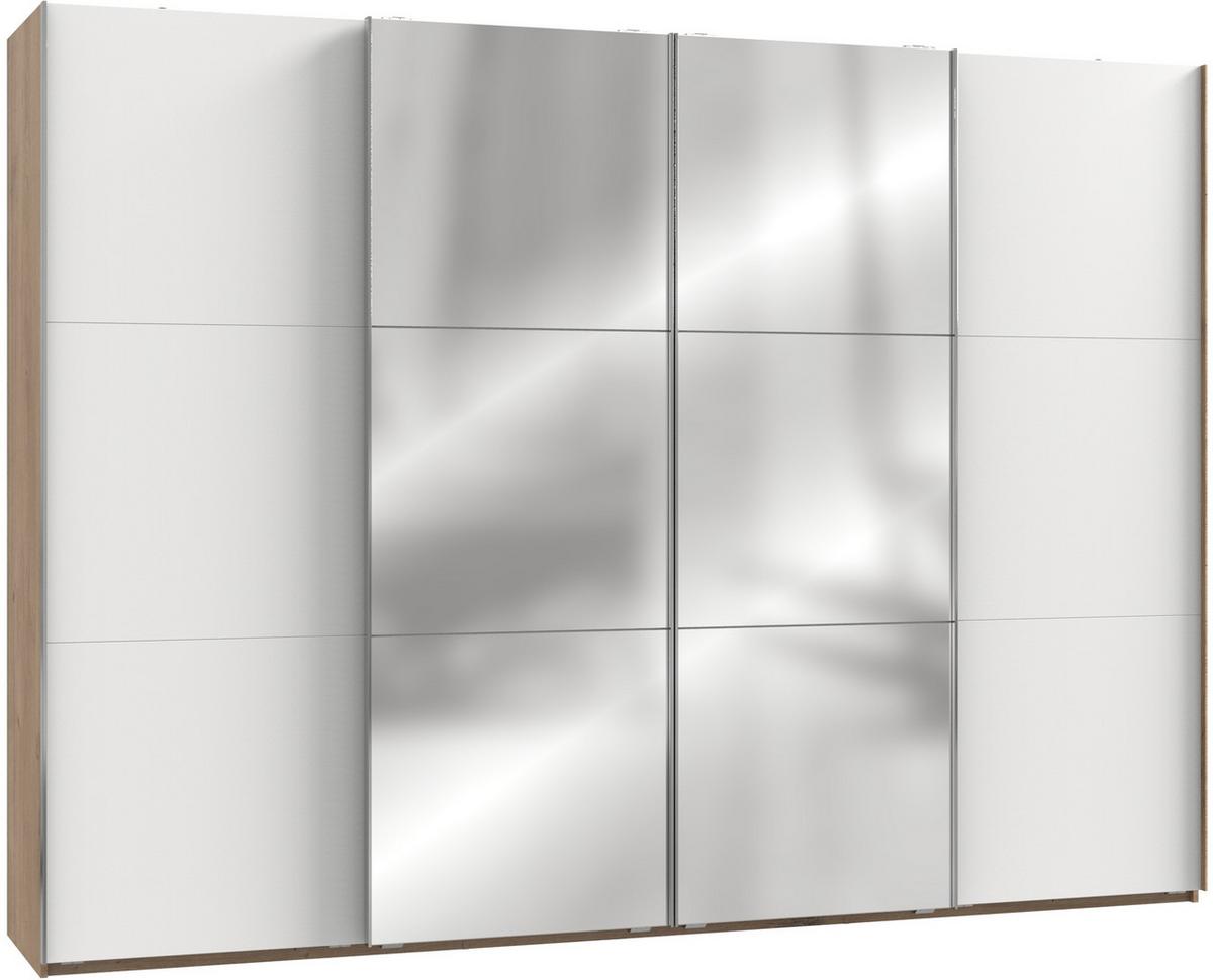 Ormar S Kliznim Vratima Level 36a - bijela/boje hrasta, Moderno, drvni materijal (300/216/65cm) - Modern Living