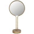 Spiegel Salvatore Goldfarben - ROMANTIK / LANDHAUS, Glas/Metall (21,5/44,5/12cm) - Zandiara Spiegel Salvatore Goldfarben - ROMANTIK / LANDHAUS, Glas/Metall (21,5/44,5/12cm) - Zandiara