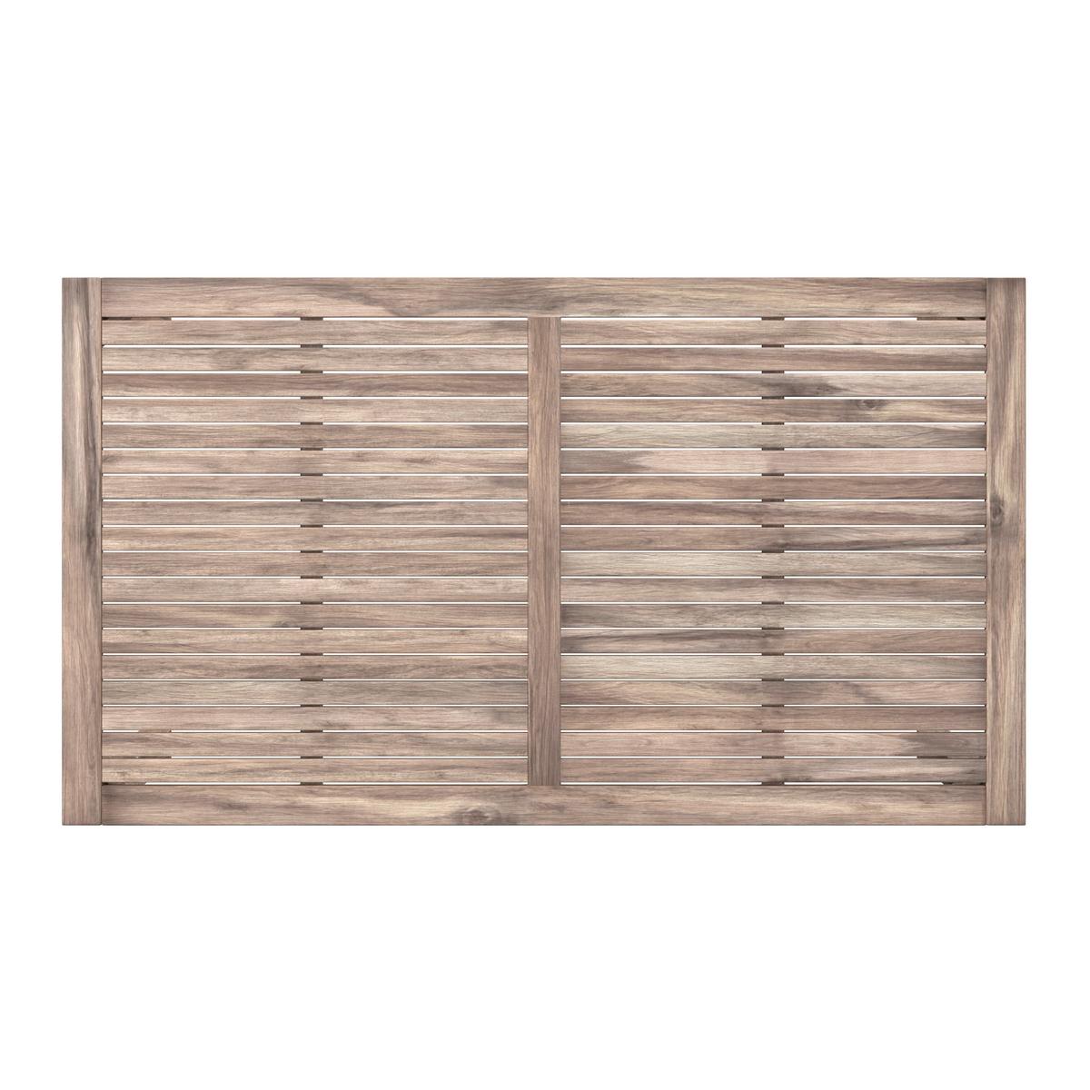 Kerti Bútorszett Aldina - akáciaszínű/szürke, Modern, műanyag/textil - Bessagi Garden