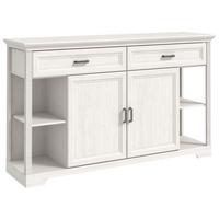 Sideboard in Pinienfarbe - Pinienfarben, Romantik / Landhaus, Holzwerkstoff/Metall (171/102/48cm) - Zandiara