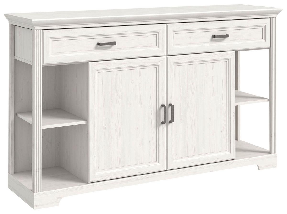 Sideboard in Pinienfarbe - Pinienfarben, Romantik / Landhaus, Holzwerkstoff/Metall (171/102/48cm) - Zandiara