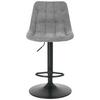 BARKRUK THEO - Grijs/Zwart, Modern, Hout/Textiel (46/94-114/55cm) - Mömax