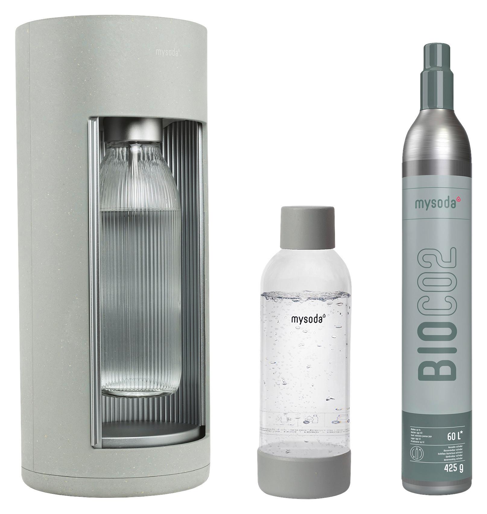 SATURATOR EUR-GL004F-GG-ND GLASSY - szałwiowy, Basics, materiał drewnopochodny/tworzywo sztuczne (18.8/44.4cm) - mysoda