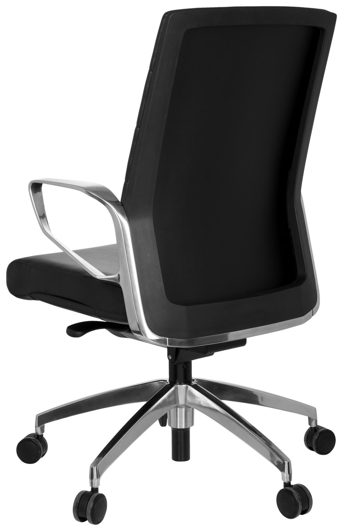 Pisarniški Stol Provider, Črna - črna, Moderno, kovina/umetna masa (57/110/50cm) - MID.YOU